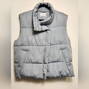 Urban Outfitters Gray Puffer Vest SKU E20